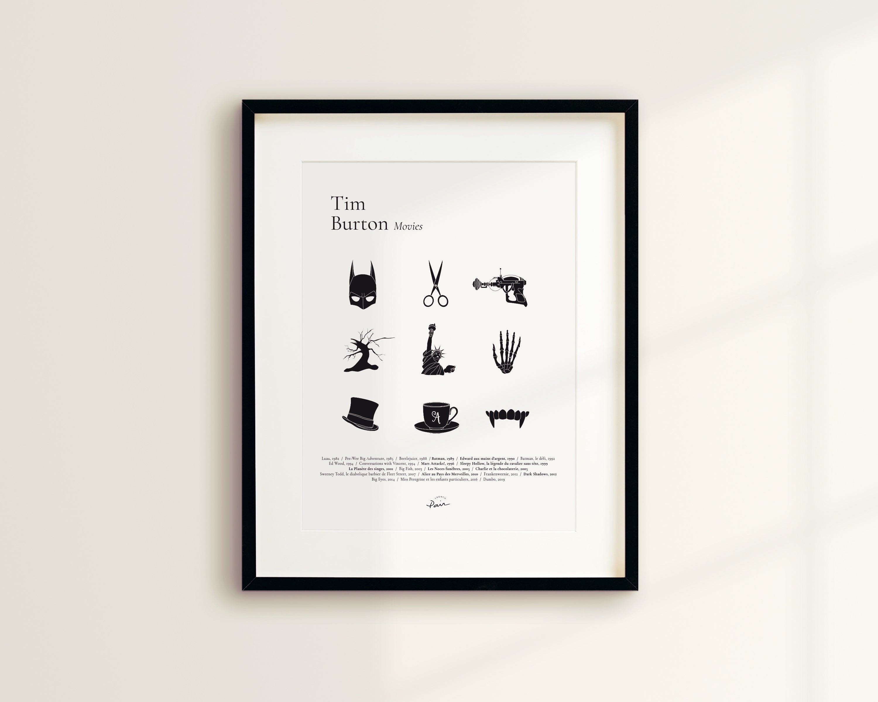 Cadre Photo Ancien Burton & Burton – Style Vintage, Occasion, Bon état