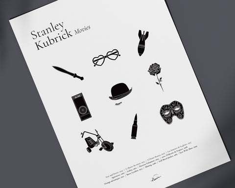 Affiche Stanley Kubrick Movies