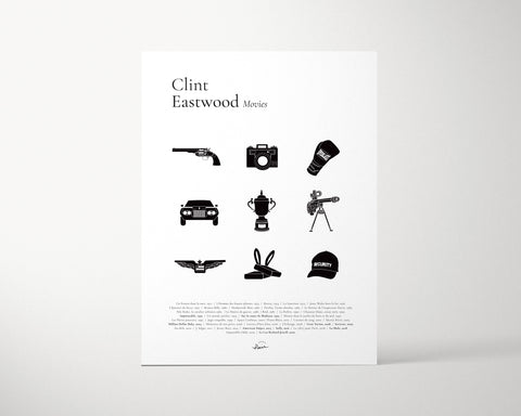 Affiche Clint Eastwood Movies