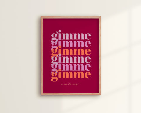 Gimme Gimme - Rouge