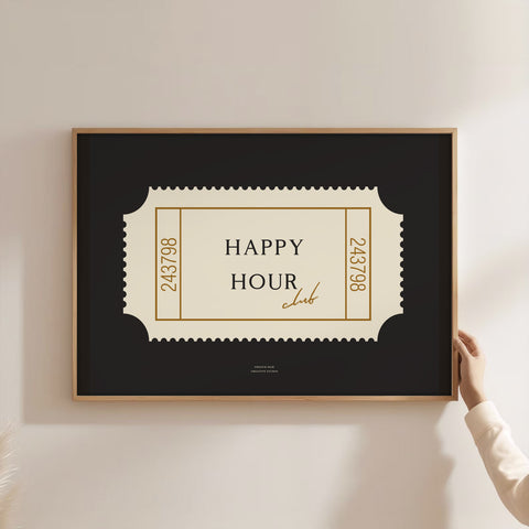 Happy Hour Club - Fond noir