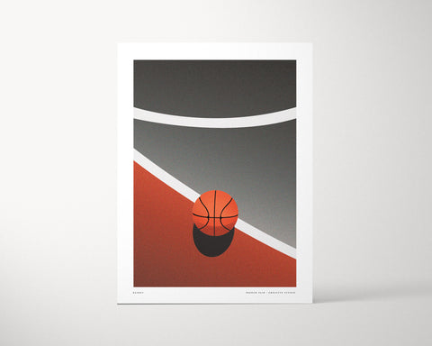 Affiche Basketball retro