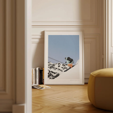 Affiche Ski retro
