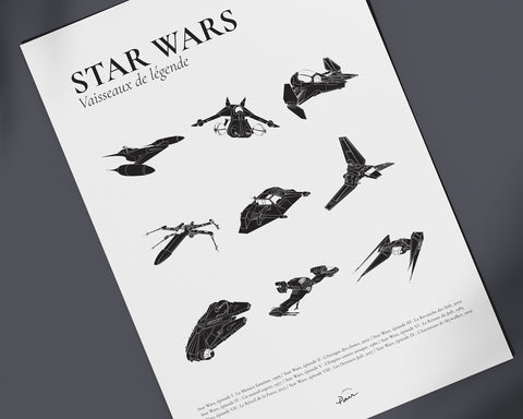 Star Wars - Affiche minimaliste