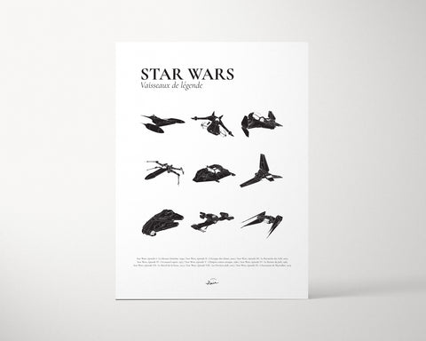 Star Wars - Affiche minimaliste