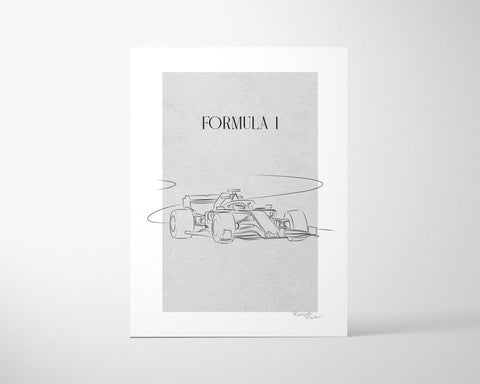 Formula 1 minimaliste