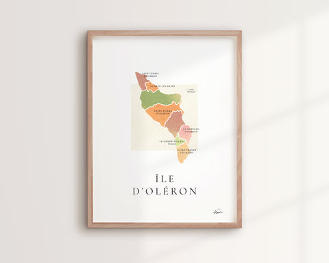 Affiche Île d'Oléron